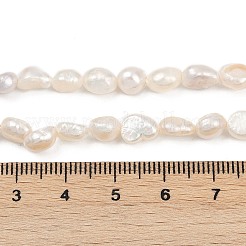 Natural Cultured Freshwater Pearl Beads Strands&nbsp;PEAR-P064-20H-01A