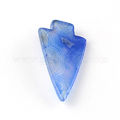 Arrow Head Dyed Natural Agate Cabochons&nbsp;G-R270-69