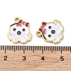 Ion Plating(IP) 304 Stainless Steel Enamel Pendants&nbsp;STAS-P339-19G-02
