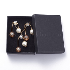 Pendant Necklaces and Ear Studs Jewelry Sets&nbsp;SJEW-JS01064-02