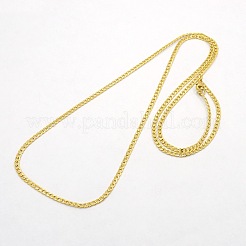 Men's 304 Stainless Steel Curb Chain Necklaces&nbsp;STAS-O037-65G