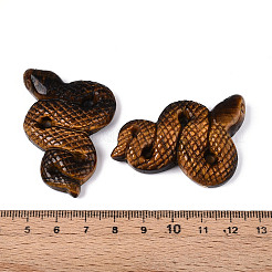 Natural Tiger Eye Cobra Display Decoration&nbsp;G-N348-05F