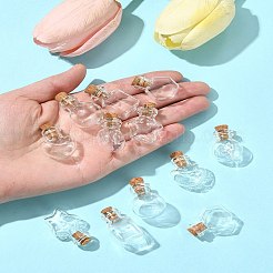 12Pcs 6 Styles Glass Bottle for Bead Containers&nbsp;BOTT-FS0001-05