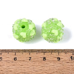 Opaque Acrylic & Transparent Resin Rhinestone Beads&nbsp;SACR-Q005-02A-04