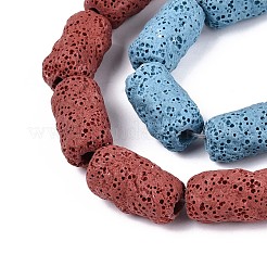 Natural Lava Rock Beads Strands&nbsp;G-N257-14A-01