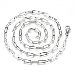 Brass Paperclip Chains&nbsp;MAK-S072-11A-P
