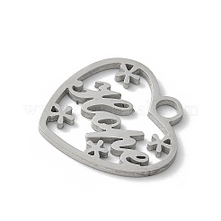 304 Stainless Steel Pendants&nbsp;STAS-E501-08P