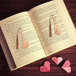 8Pcs 8 Style Ancient Style Bamboo Bookmarks&nbsp;AJEW-GO0001-48