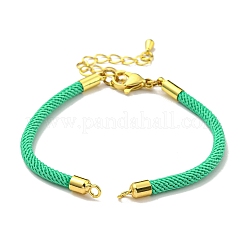 Nylon Cords Bracelet Makings Fit for Connector Charms&nbsp;AJEW-P116-02G