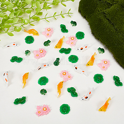 36Pcs 6 Styles Resin Display Decorations&nbsp;DJEW-CN0001-52