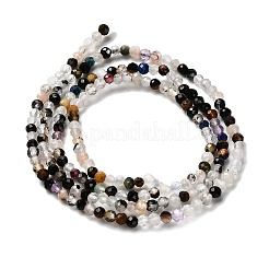 Natural & Synthetic Mixed Gemstone Beads Strands&nbsp;G-RM2025-A16-2mm-B
