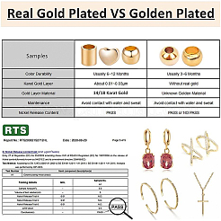 Brass Linking Rings&nbsp;KK-BC0006-28G