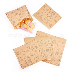30Pcs 3 Styles Candy Kraft Paper Bags&nbsp;ABAG-TA0001-42