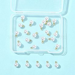 24Pcs ABS Plastic Imitation Pearl Charms&nbsp;KK-FS0001-78