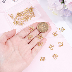 30Pcs 304 Stainless Steel S-Hook Clasps&nbsp;STAS-BBC0009-46