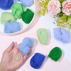 18Pcs 6 Colors DIY Wool Roving&nbsp;DIY-SP0005-80B