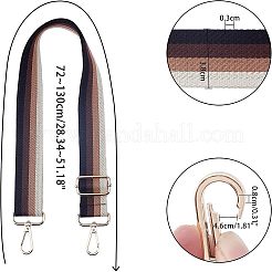 Adjustable Canvas Bag Handles&nbsp;FIND-WH0053-49KCG-B