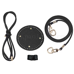 Imitation Leather Bag Bottoms & Purse Strap & Drawstring for Bucket Bag Set&nbsp;AJEW-CL0001-73B