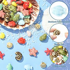40Pcs 10 Styles Handmade Porcelain Beads&nbsp;PORC-CJ0001-44