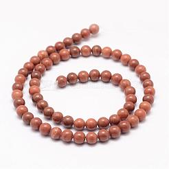 Natural Tigerskin Jasper Bead Strands&nbsp;G-K153-B23-8mm