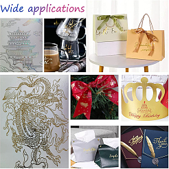60 Sheets 6 Styles PET Stamping Hot Foil Paper&nbsp;DIY-FH0006-10A