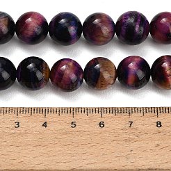 Natural Tiger Eye Beads Strands&nbsp;LS-G-F591-18-12mm-10
