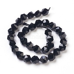 Natural Black Onyx Beads Strands&nbsp;G-K282-01C