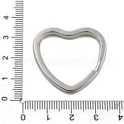 304 Stainless Steel Split Key Rings&nbsp;STAS-A111-01B-P