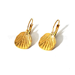 Retro 304 Stainless Steel Oval Hoop Earrings&nbsp;YQ2955