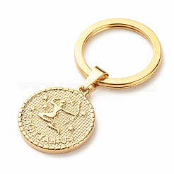 304 Stainless Steel Pendants Keychain&nbsp;KEYC-JKC00314-09