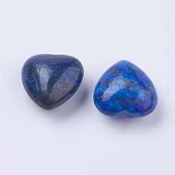 Natural Lapis Lazuli Heart Love Stones&nbsp;DJEW-P009-01A