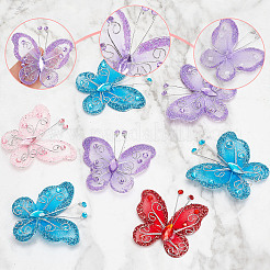 25Pcs 5 Colors Organza Wedding Decorations&nbsp;DIY-GF0005-93