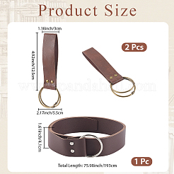 1Pc PU Leather Wrap Around Chain Belts&nbsp;AJEW-CL0003-70A
