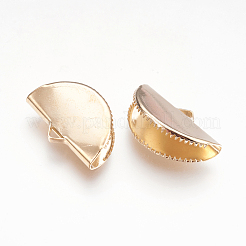 Iron Ribbon Crimp Ends&nbsp;IFIN-I026-02LG-A