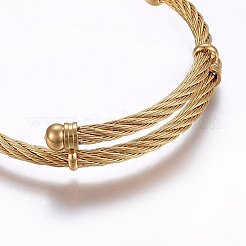 304 Stainless Steel Bangles&nbsp;BJEW-O163-02