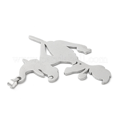 Non-Tarnish Halloween 304 Stainless Steel Big Pendants&nbsp;LS-STAS-R122-14P