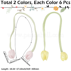 12Pcs 2 Styles Cloth Double-head Tulip Ornament Accessories&nbsp;FIND-CY0001-40