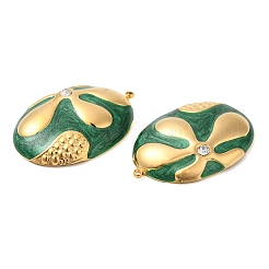 304 Stainless Steel Enamel Pendants&nbsp;STAS-E040-10G-03