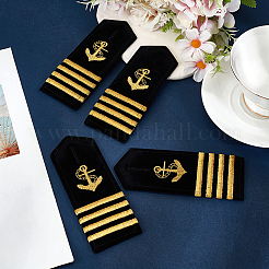 4 Pairs Polyester Fiber Epaulettes&nbsp;AJEW-CN0005-73