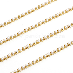 Matte Style Brass Handmade Beaded Chains&nbsp;CHC-L044-02MG