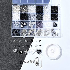DIY Alloy & Glass & Acrylic Mobile Phone Strap Making Kits&nbsp;DIY-FS0006-65