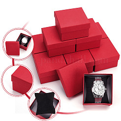 Square Cardboard Watch Storage Boxes&nbsp;CON-WH0104-05A