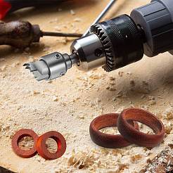 Wooden Bead Maker Beads Drill Bit Milling Cutter Set&nbsp;TOOL-WH0016-96