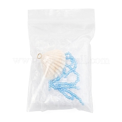 Natural Shell & Glass Pearl Big Pendants&nbsp;PALLOY-FS00032