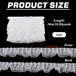 10M Organza Lace Ribbon&nbsp;OCOR-FG0003-43E