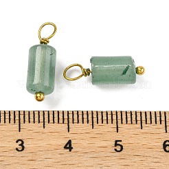Natural Green Aventurine Cloumn Pendants&nbsp;STAS-H221-04G-01