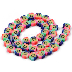 Handmade Polymer Clay Beads Strands&nbsp;X-CLAY-N008-003