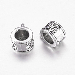 Tibetan Style Alloy Tube Bails&nbsp;LF11532Y-NF
