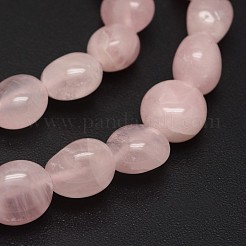 Nuggets Natural Madagascar Rose Quartz Beads Strands&nbsp;G-N0164-17