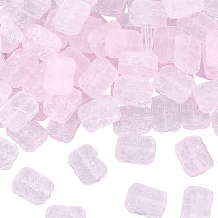100Pcs Transparent Spray Painted Glass Beads&nbsp;GLAA-PA0001-60C